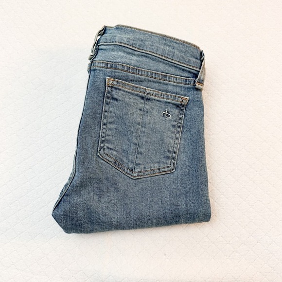 Rag & Bone Skinny Denim Jeans Light Wash W1502K520 SZ26 - Picture 1 of 7